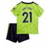 Manchester United Antony #21 Tredjedraktsett Barn 2022-23 Kortermet (+ korte bukser)